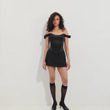 Corset Black Champagne