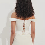 Corset White Champagne