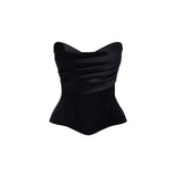 Corset Noir Le Satin