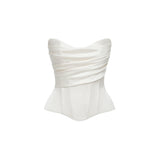 Corset Blanc Le Satin