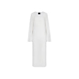 Knitted Maxi Dress White